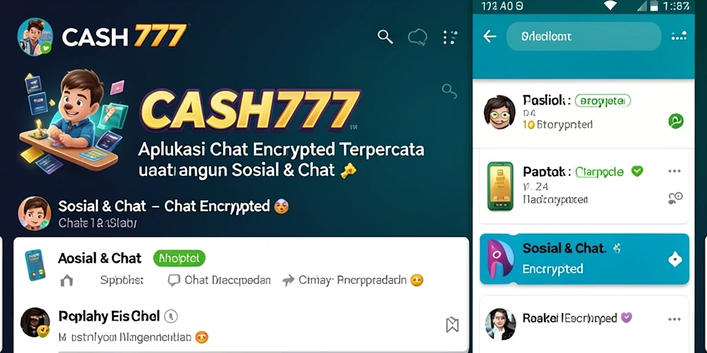Tampilan antarmuka aplikasi CASH777 yang aman dan menarik.