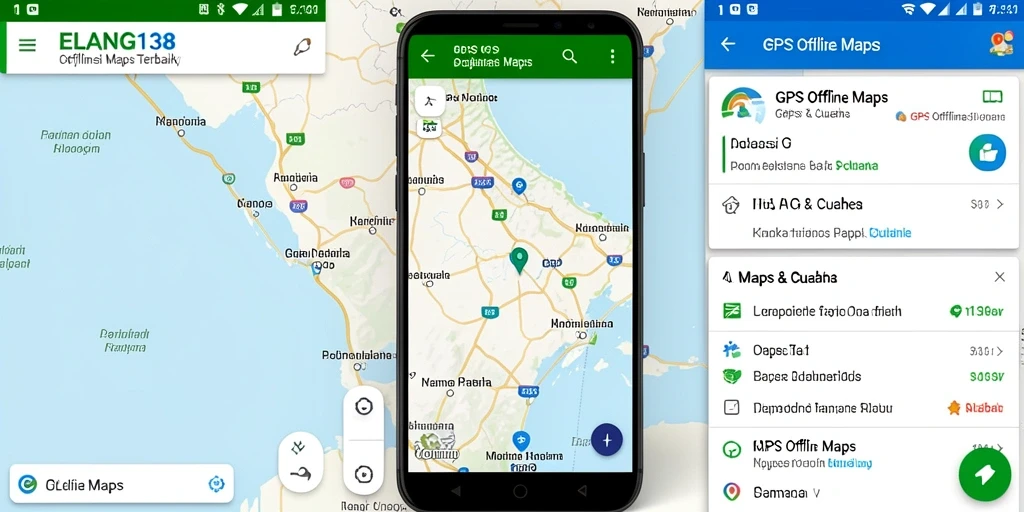 Antarmuka ELANG138 yang ramah pengguna untuk GPS Offline Maps.