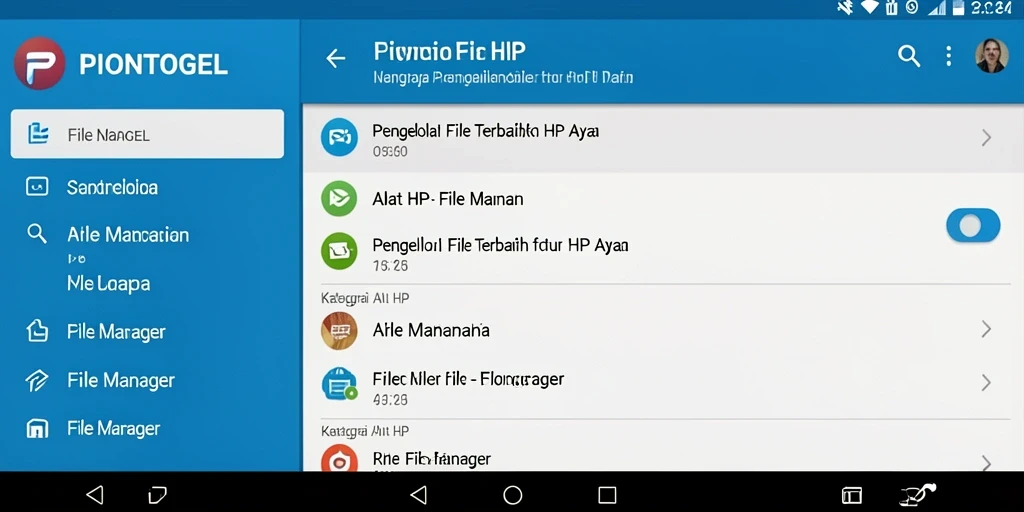 Tampilan antarmuka utama PIONTOGEL yang mudah digunakan.
